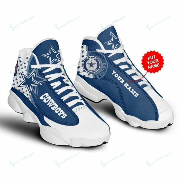 Dallas Cowboys Air Jordan 13 AJD13 Sneakers 1027, NFL Gift for Fan