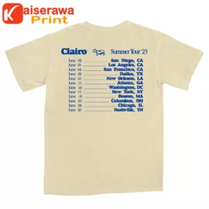 Clairo Merch Clairo Tour Tee 2