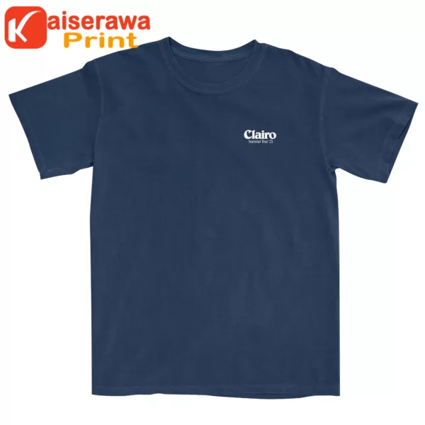 Clairo Merch Clairo Tour Tee Navy