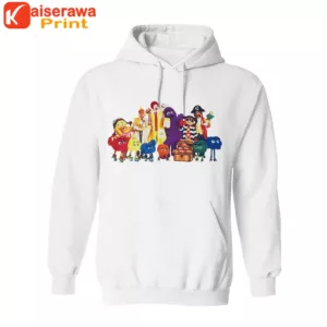 Grimace Merch Mcdonaldland Character Hoodie