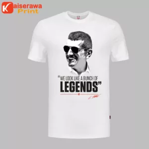 Haas F1 Merch We Look Like A Bunch Of Legends T-Shirt