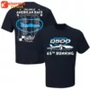 Kyle Busch Merch Men’s 2023 Daytona 500 Checkered Flag Navy Starting Lineup T-Shirt
