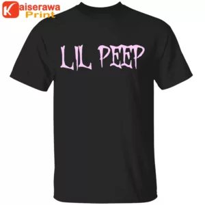 Lil Peep Merch Black Og Lil Peep Design T-Shirt