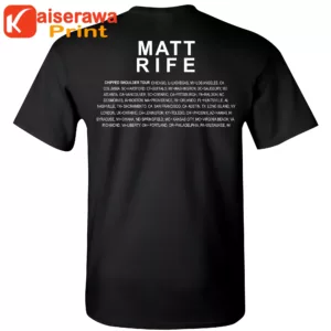 Matt Rife Merch Matt Rife Matt Rife Tour Tee 2