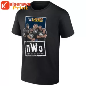Wwe Merch Men’s Black Nwo Wwe Legends T-Shirt